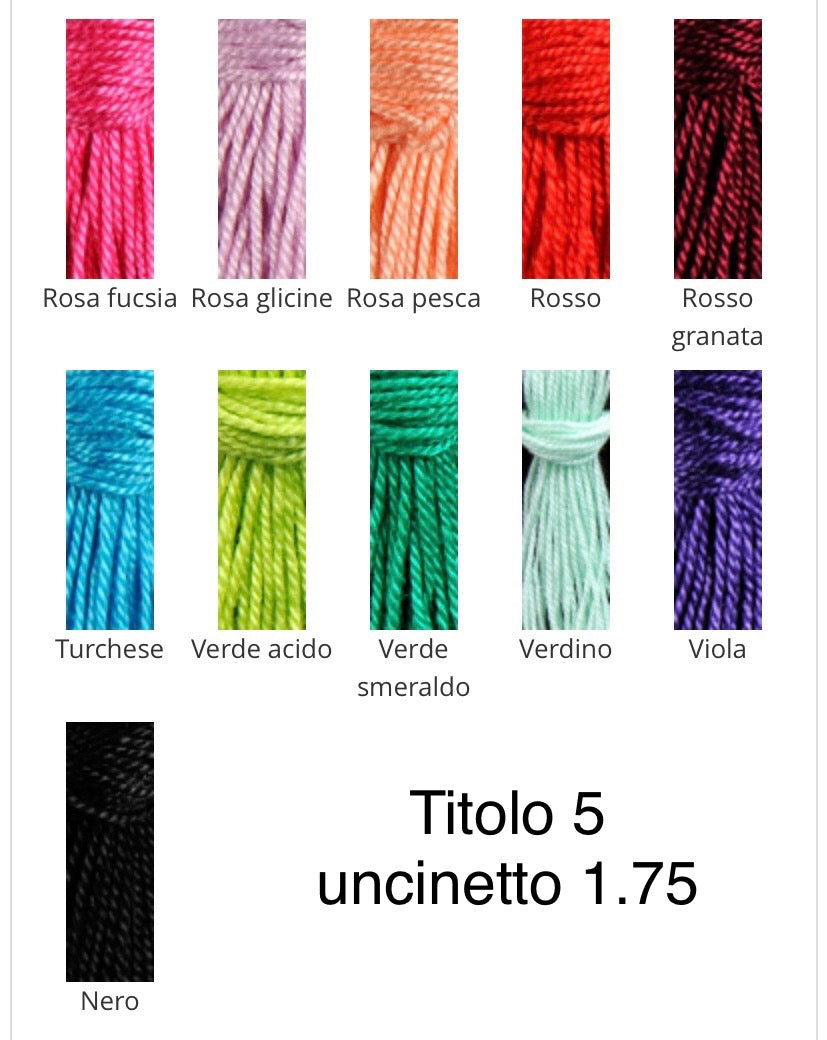 Filato Silke filo di Scozia Perle' Titolo 5