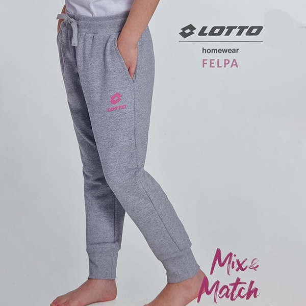Girls' long fleece tracksuit trousers LA1406