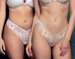 Brasiliana Lormar wing V-SHAPE in pizzo floreale