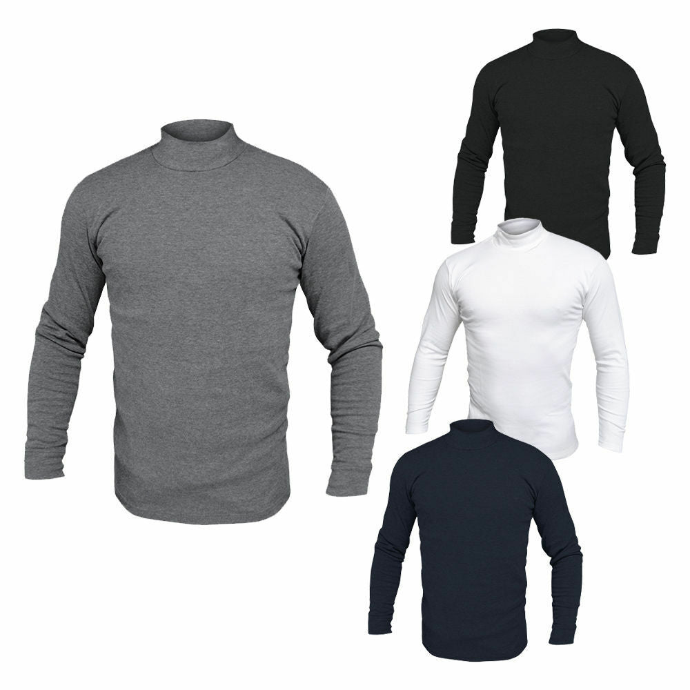 Lupetto Uomo caldo cotone manica lunga elasticizzato