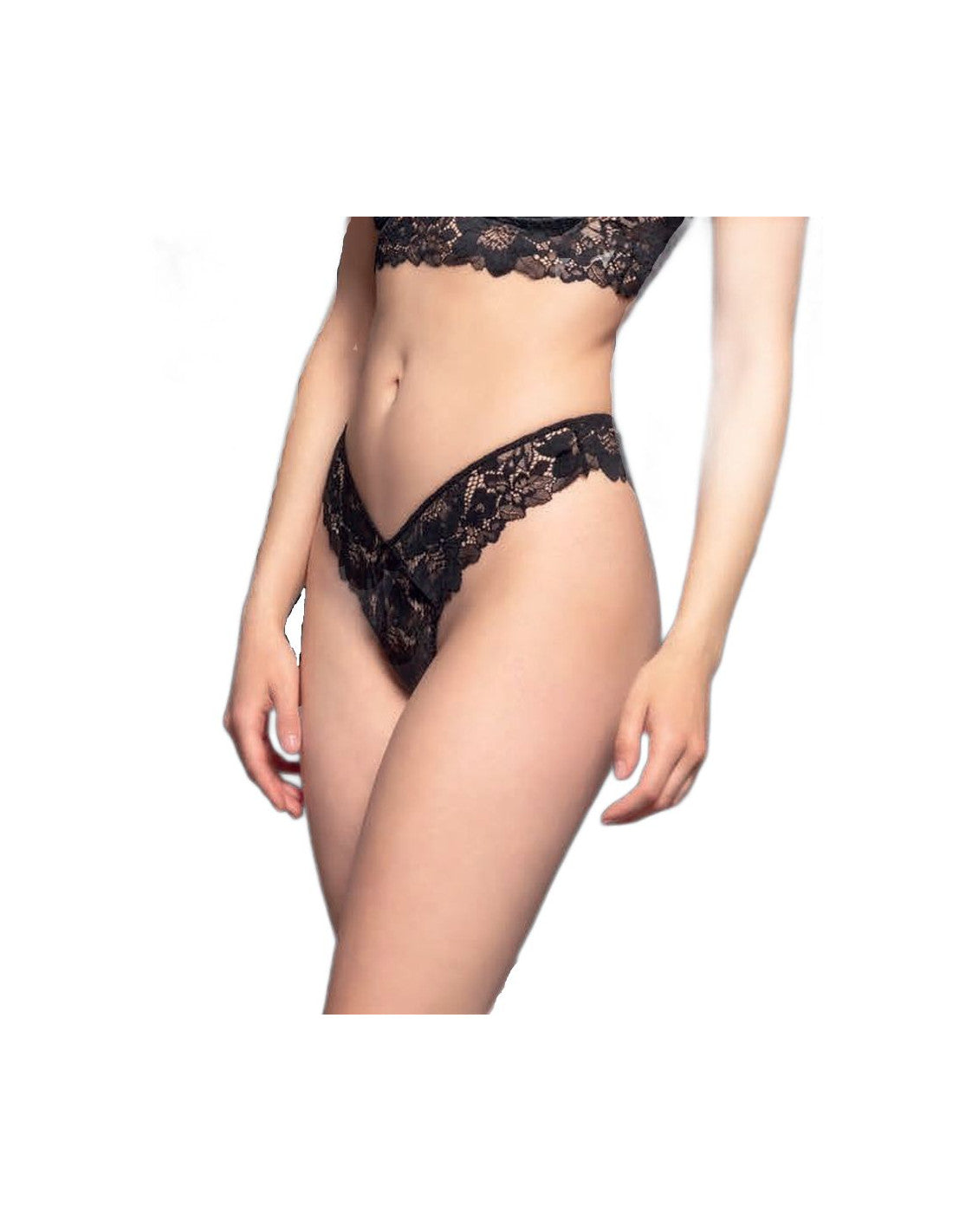 Top reggiseno imbottito tutto pizzo e tulle Lormar YourBody Star Top Coppa B