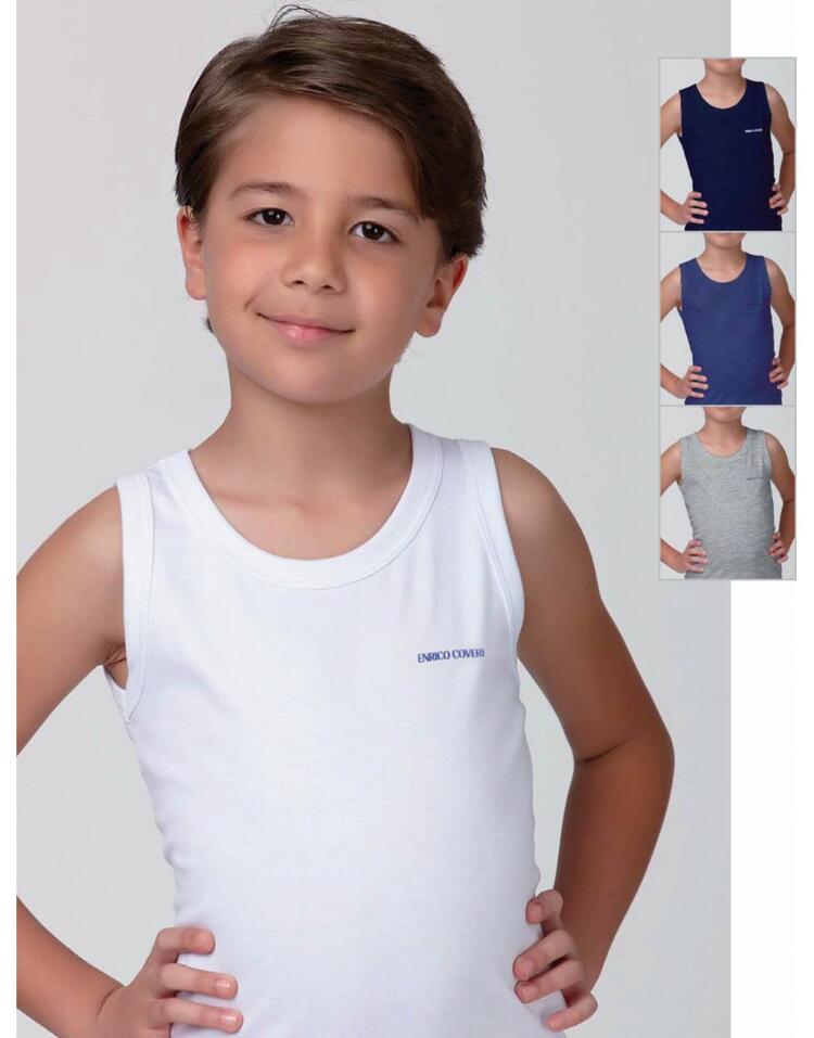 Enrico Coveri ET4102 pure cotton baby tank top