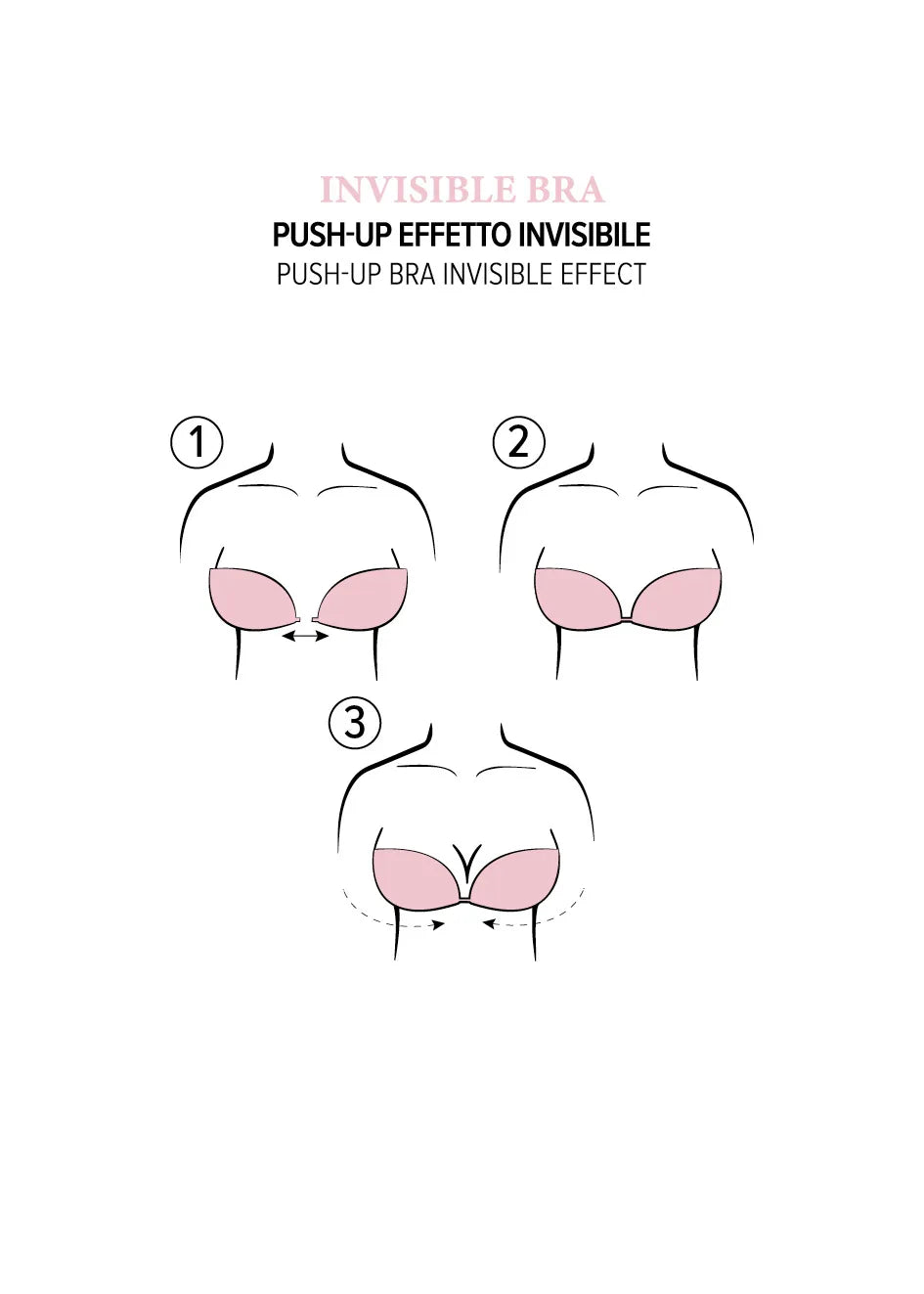 Invisible Bra Push-up invisibile Love and Bra