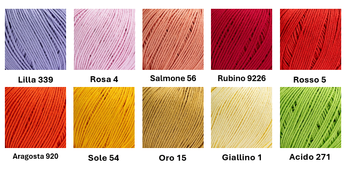 Filato Silke Estate puro cotone makò Egitto