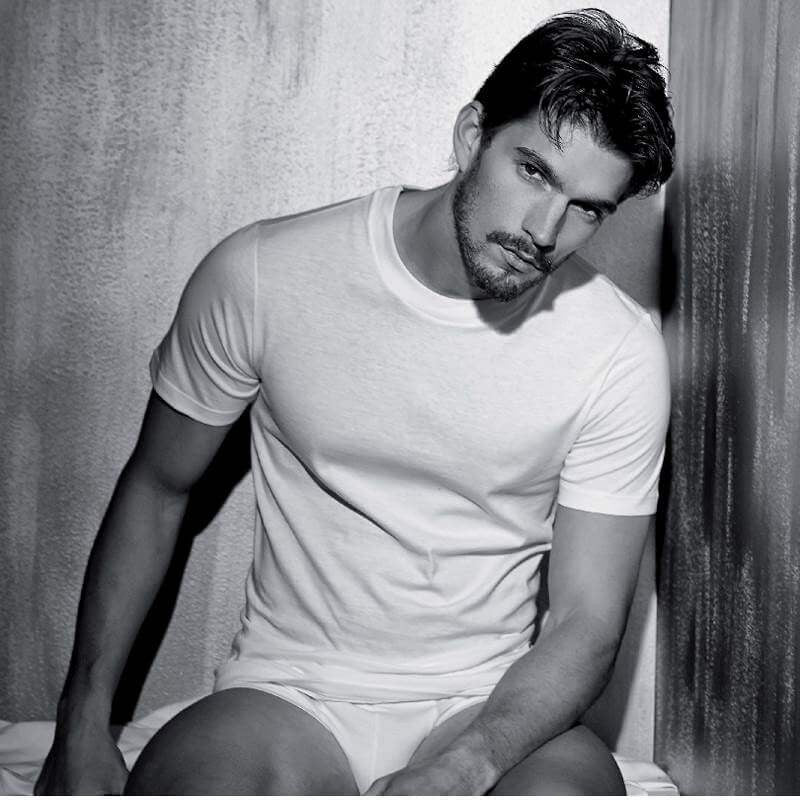 T-shirt Uomo Enrico Coveri ET 1104 collo fruit Mezza Manica 100% Cotone