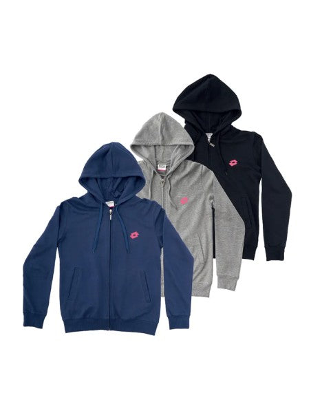 Women's Hooded Sweatshirt Brushed Lotto LA1019
