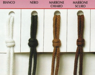 Stringhe scarpe tonde