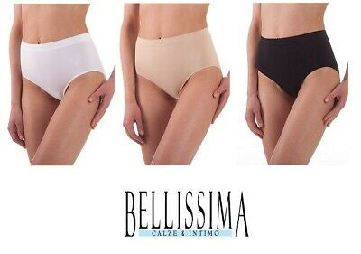 Women's High Waist Microfiber Briefs Bellissima 017