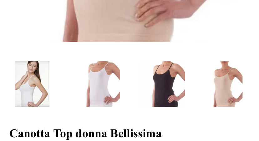 Canotta donna microfibra