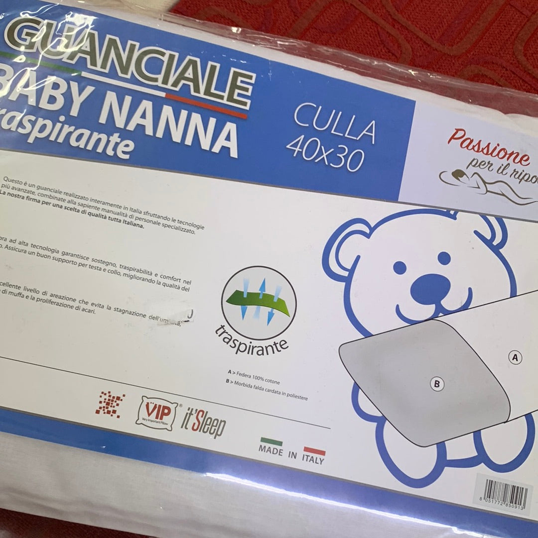 Pillow for cot and crib