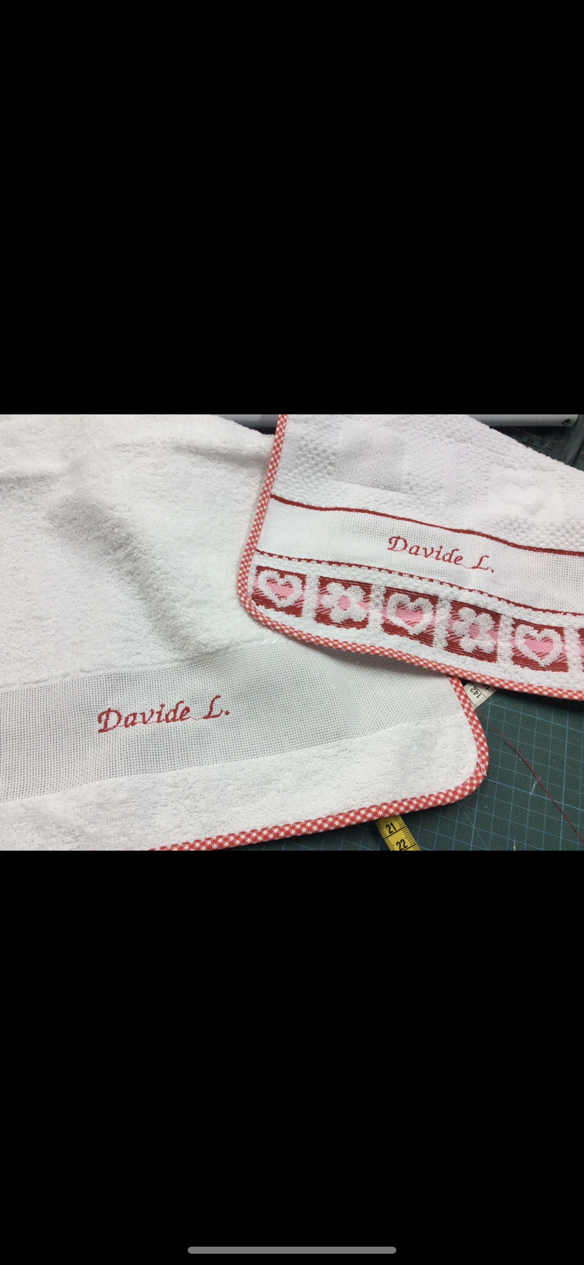 Name embroidery 6/7 letters
