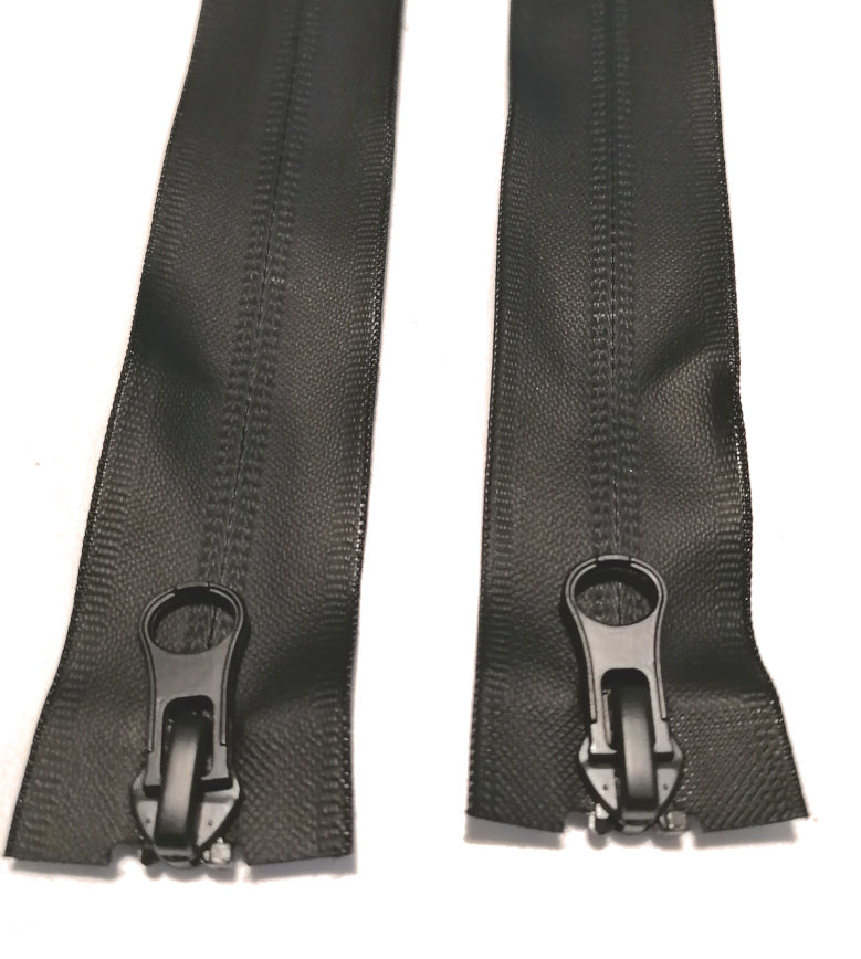 Coated, water-repellent and windproof zip 80 cm