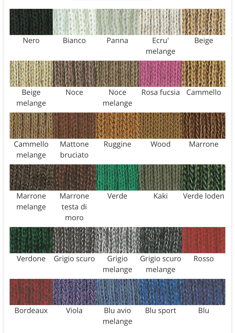 Wool knit edge
