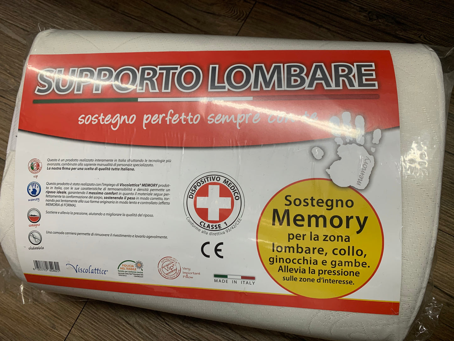 Cuscino lombare, collo, ecc.