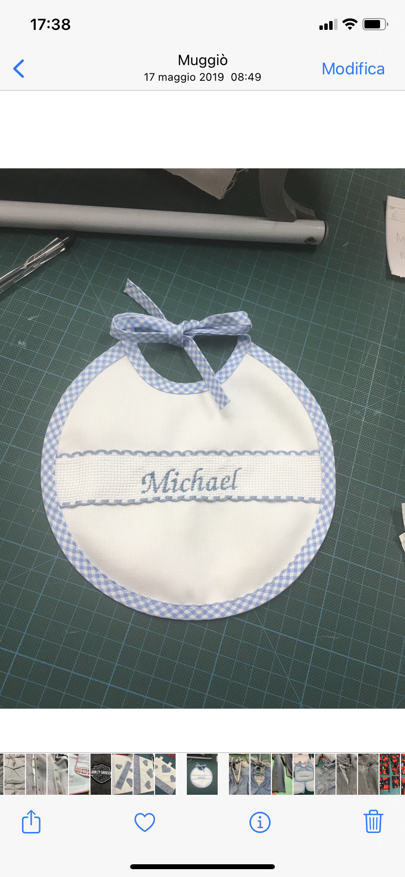 Name embroidery 6/7 letters