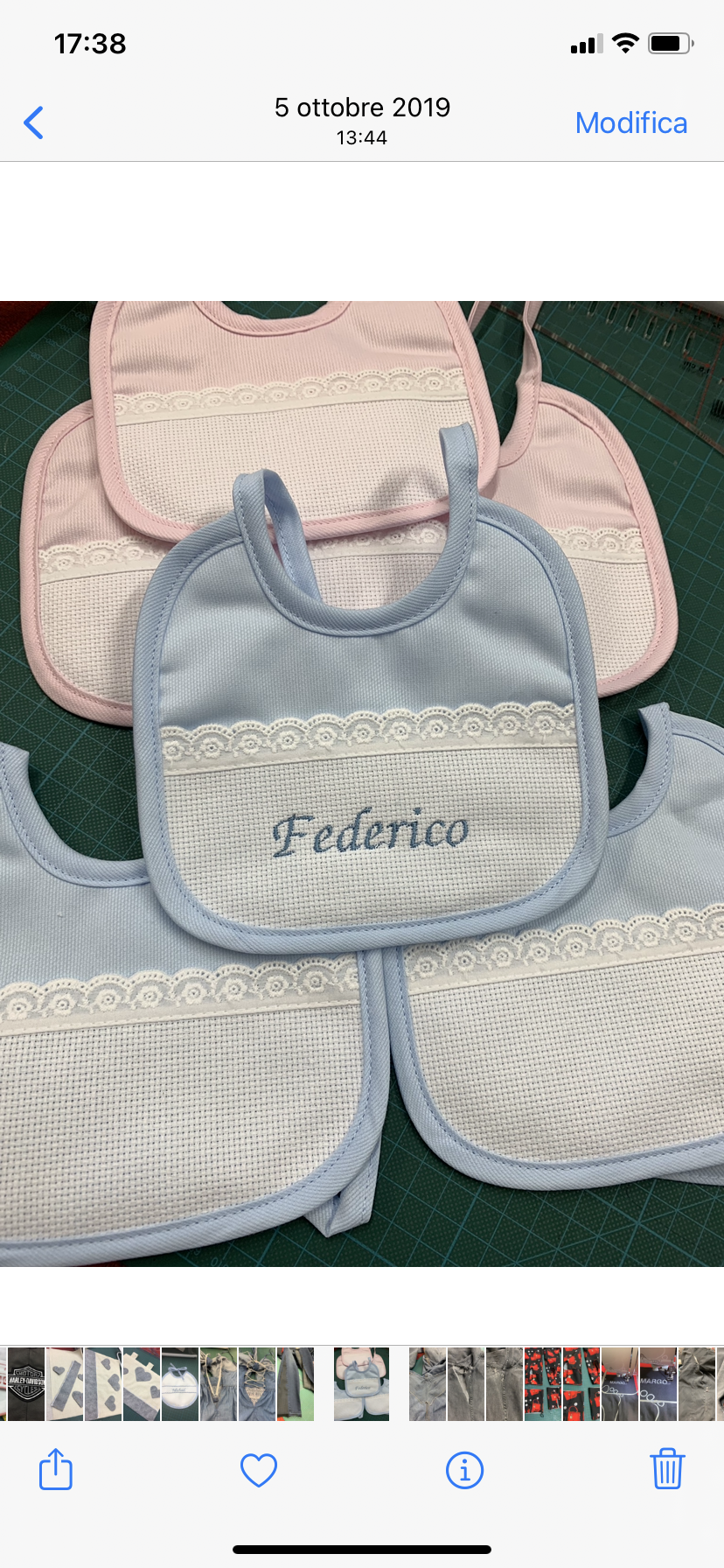 Ricami nome 8/9 lettere