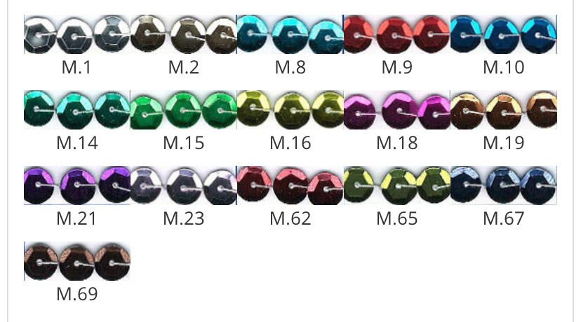 Paillettes mm.6