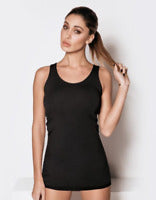 Canotta donna lungo cotone elasticizzato