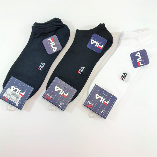 Calze FILA Unisex 3 PZ fantasmino, giro caviglia, metà polpaccio