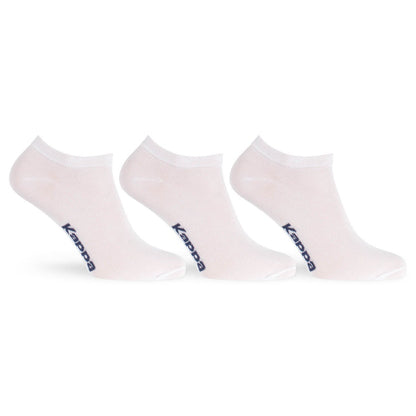 Calze KAPPA unisex 3 paia-fantasmino, giro caviglia, metà polpaccio ￼