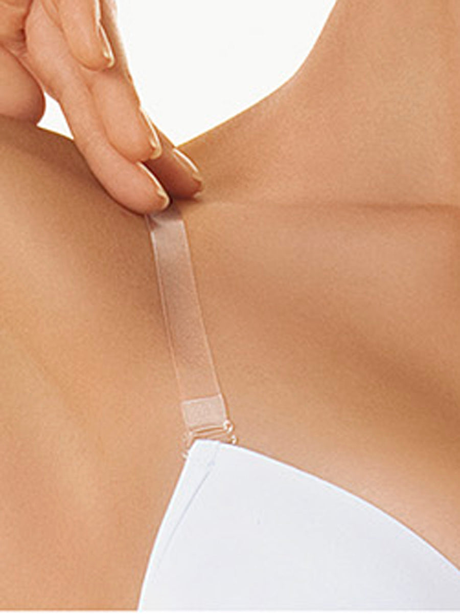 Reggiseno multifunzione coppe B imbottite, ferretto invisibile, spalline removibili + spalline in silicone - SI E LEI 1586