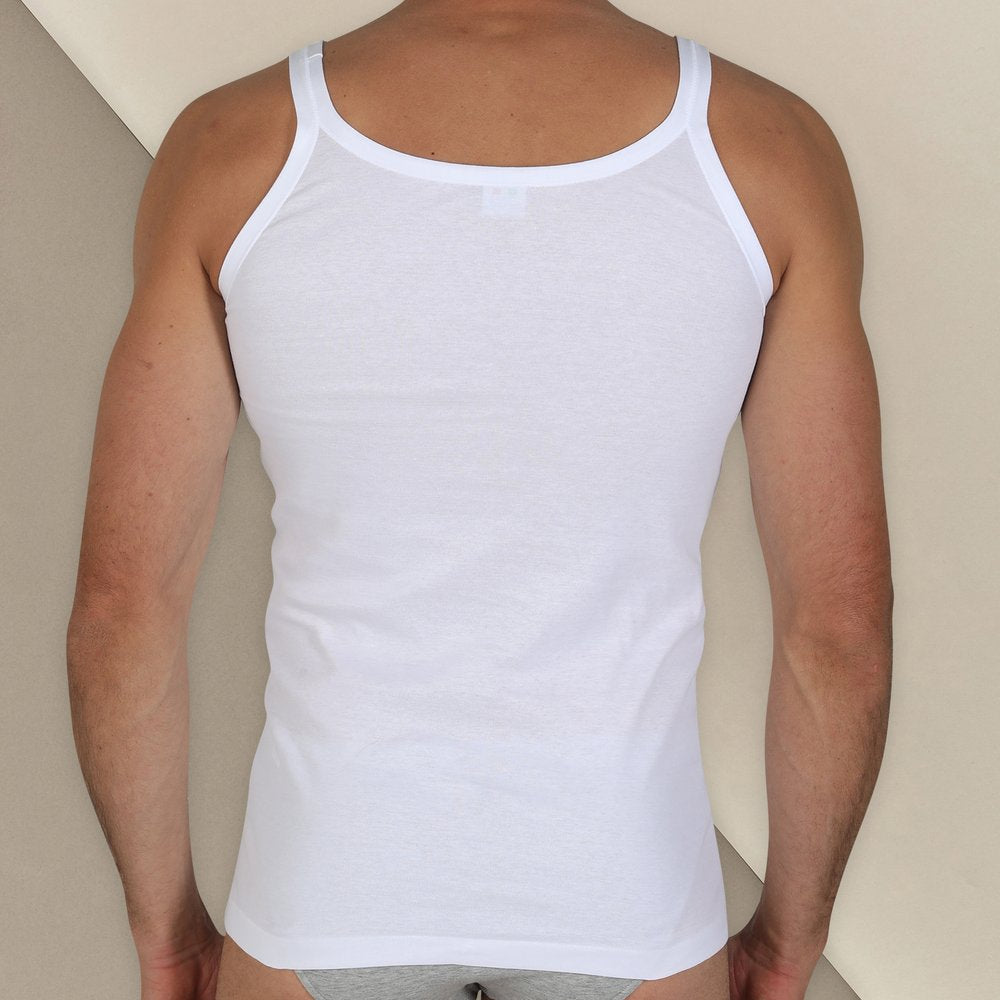 Canottiera uomo filo di Scozia Fragi  1440 Spallina￼