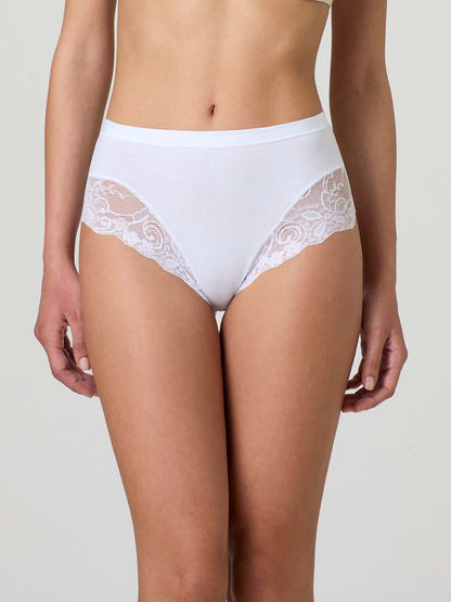 Slip donna  MIDI IN COTONE MODAL CON FASCIA E PIZZO FRONTALE JADEA  521