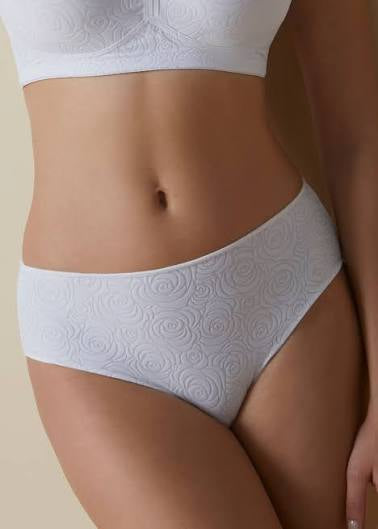 Slip a vita alta selene Teresa in morbido tessuto con motivo floreale