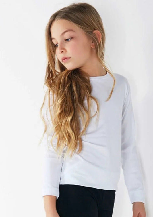 Maglia Manica Lunga Bambina Jadea 263 in Cotone elasticizzato