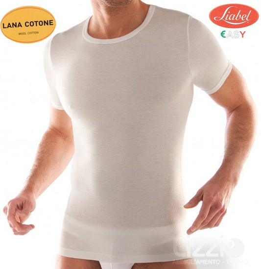 Maglia uomo lana cotone