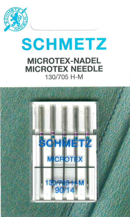 Aghi macchina testa piatta "Microtex"