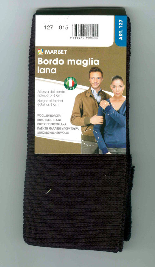 Bordo maglia lana